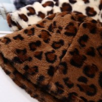 Леопардовая меховая панамка фото