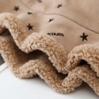 Зимняя женская панамка на меху со звездами фото