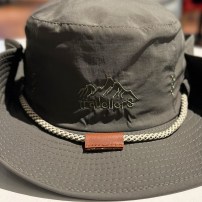 Большая туристическая панама широкая с шнурком фото