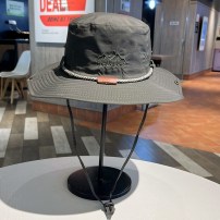 Большая туристическая панама широкая с шнурком фото