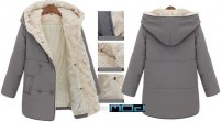 Женское стильное пальто-парка