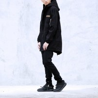 Мужская длинная черная куртка парка фото