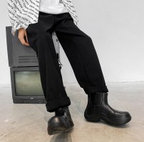 Яркие резиновые сапоги галоши - полу сапожки фото