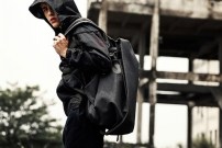 Спортивный функциональный рюкзак городской серый фото