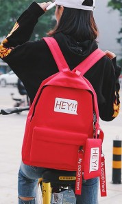 Качественный рюкзак с надписью HEY фото