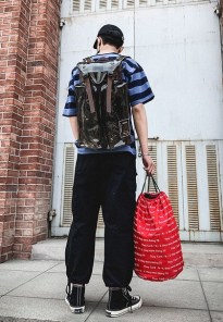 Прозрачный двойной рюкзак фото