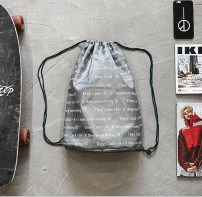 Прозрачный двойной рюкзак фото