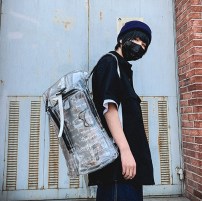 Прозрачный двойной рюкзак фото