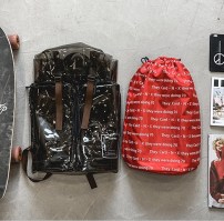 Прозрачный двойной рюкзак фото