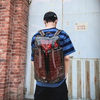 Прозрачный двойной рюкзак фото