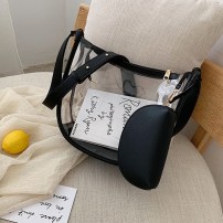 Женская сумка прозрачная + кошелек фото