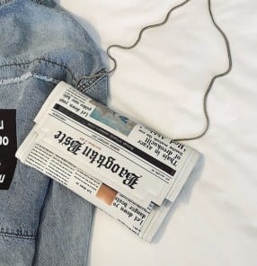 Необычный клатч - газета фото