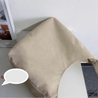 Женская большая сумка шопер на плечо - вельветовая фото