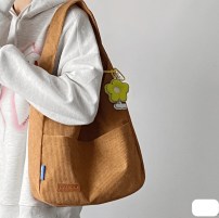 Женская большая сумка шопер на плечо - вельветовая фото