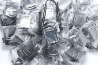 Прозрачная сумочка бананка с надписью Places+Faces фото