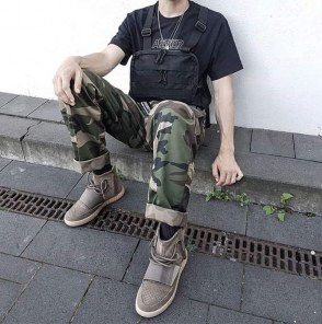 Черная поясная сумка бронежилет фото