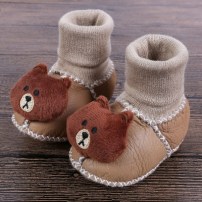 Пинетки носочки для новорожденных с мишкой