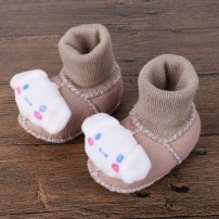 Теплые красивые пинетки носочки с собачкой