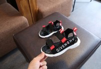 Детские  тканевые сандали с надписью фото