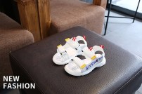 Детские  тканевые сандали с надписью фото