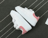 Детские кеды на липучках с цветными задниками фото