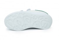 Детские кеды на липучках с цветными задниками фото