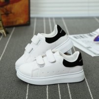 Детские кеды на липучках с цветными задниками фото