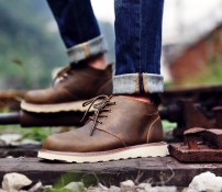 Мужские зимние низкие ботинки на меху фото