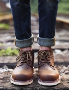 Мужские зимние низкие ботинки на меху фото