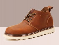 Мужские зимние низкие ботинки на меху фото