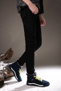 Зимние кроссовки на меху для мужчин фото