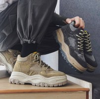 Ботинки мужские на массивной подошве фото