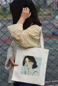 Тканевая сумка с рисунком