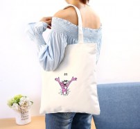 Тканевая сумка с розовой пантерой фото