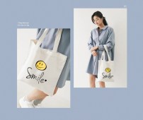 Качественная эко сумка Smile фото