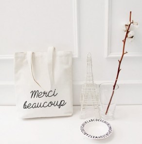 Качественная эко сумка c надписью