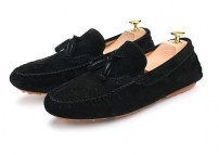 Модные замшевые мужские мокасины фото