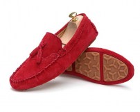 Модные замшевые мужские мокасины фото