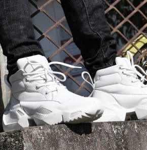 Мужские высокие кроссовки на огромной высокой подошве фото