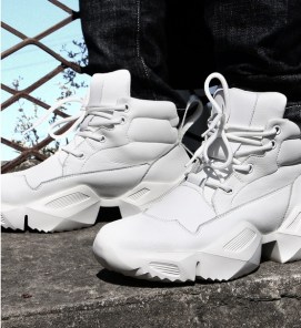 Мужские высокие кроссовки на огромной высокой подошве фото