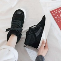 Высокие женские кеды на меху фото