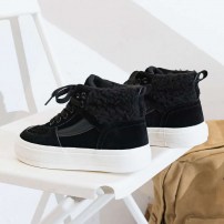 Высокие женские кеды на меху фото