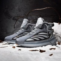 Кроссовки зима мужские высокие молодежные с мехом фото