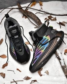 Кроссовки зима мужские высокие молодежные с мехом фото