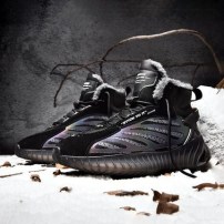 Кроссовки зима мужские высокие молодежные с мехом фото