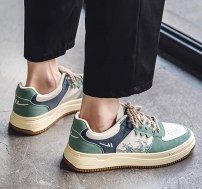 Низкие мужские кеды с цветными вставками фото