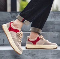 Низкие мужские кеды с цветными вставками фото