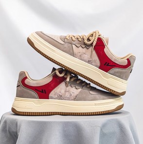 Низкие мужские кеды с цветными вставками фото