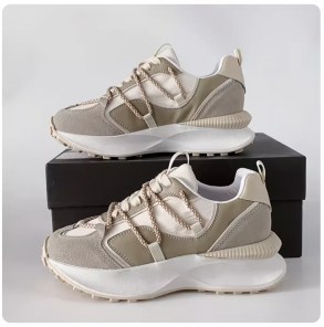 Кроссовки с двойным шнурком женские и мужские - парные фото