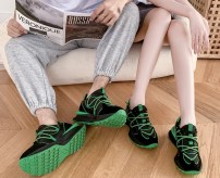 Кроссовки с двойным шнурком женские и мужские - парные фото